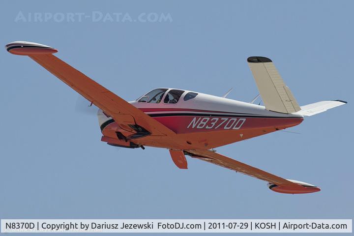 N8370D, 1958 Beech J35 Bonanza C/N D-5463, Beech J35 CN D-5463, N8370D