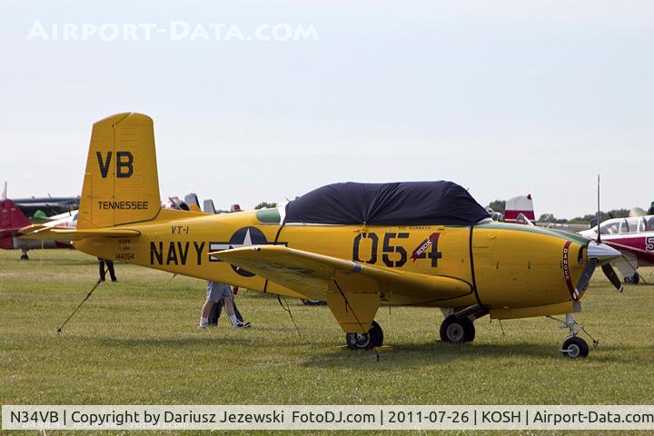 N34VB, Beech T-34A Mentor (45) Mentor C/N BG-361, Beech A45 CN BG-361, N34VB