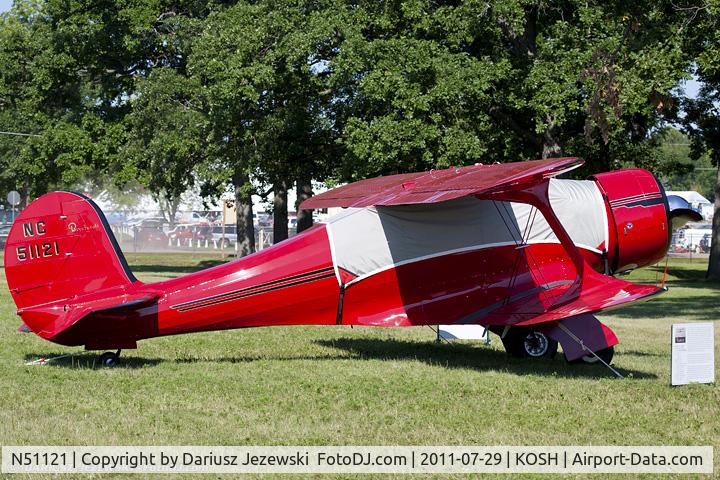 N51121, 1945 Beech D17S Staggerwing C/N 4914, Beech D17S Staggerwing CN 4914, NC51121