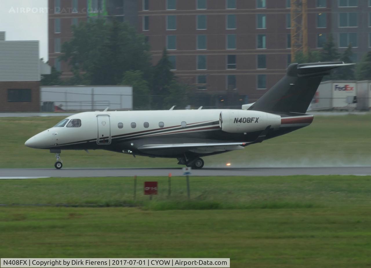N408FX, 2016 Embraer EMB-545 Legacy 450 C/N 55010018, Leaving Ottawa for Kingston and on to Florida.