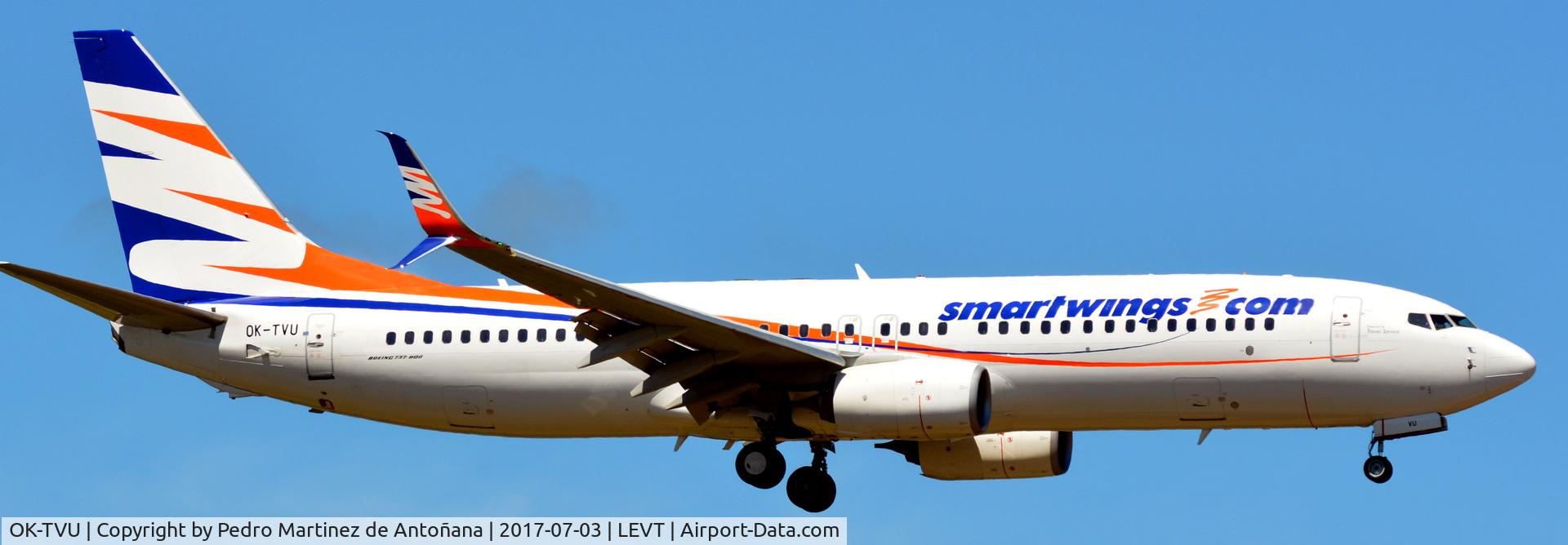 OK-TVU, 2012 Boeing 737-86N C/N 38025, Foronda - Vitoria-Gasteiz - España