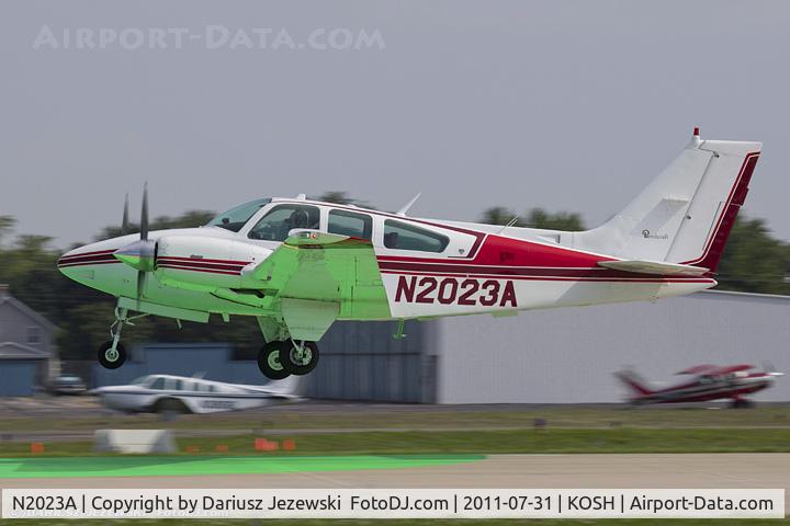 N2023A, 1978 Beech 95-B55 Baron Baron C/N TC-2168, Beech 95-B55 (T42A) CN TC-2168, N2023A