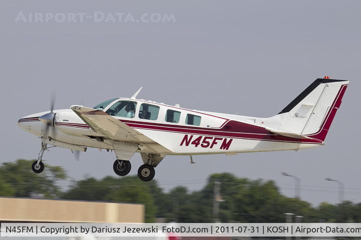 N45FM, 1976 Beech 58 Baron C/N TH-739, Beech 58 Baron CN TH-739, N45FM