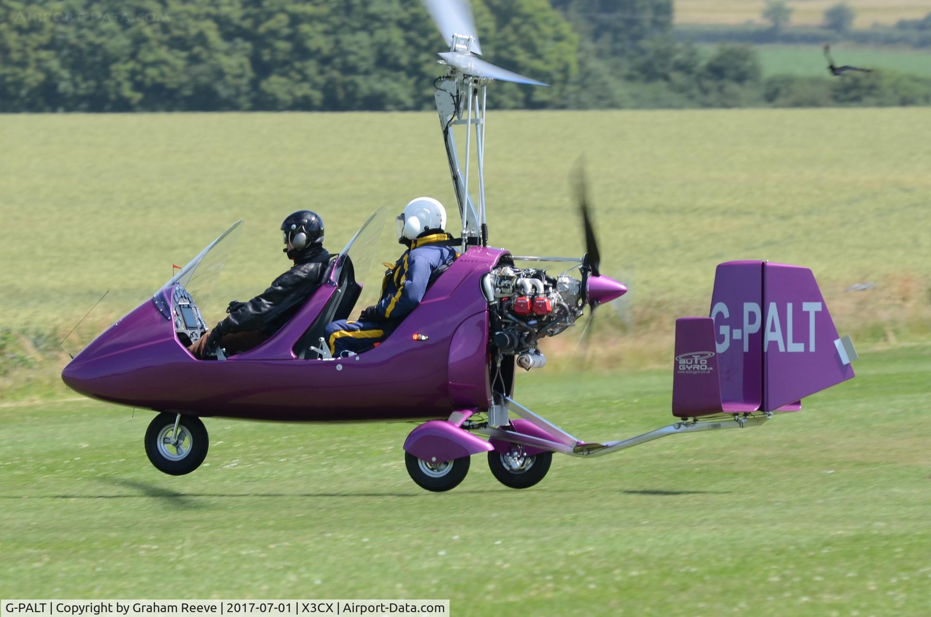 G-PALT, 2017 RotorSport UK MTOsport C/N RSUK/MTOS/063, Departing from Northrepps.