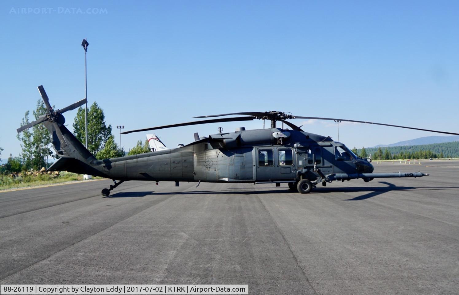 88-26119, 1988 Sikorsky HH-60G Pave Hawk C/N 70-1339, Truckee Airport California 2017.
