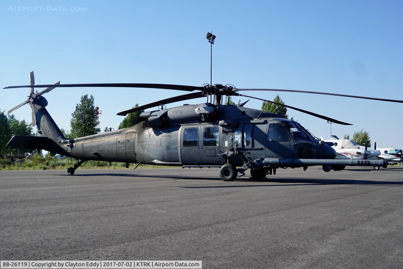 88-26119, 1988 Sikorsky HH-60G Pave Hawk C/N 70-1339, Truckee Airport California 2017.