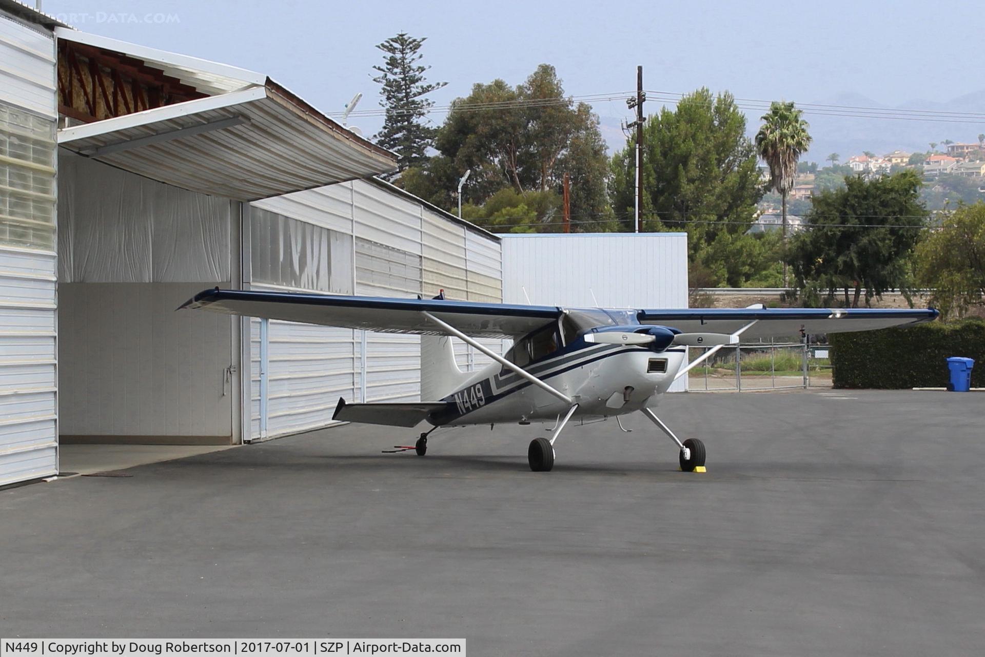 N449, 1969 Cessna 180H Skywagon C/N 18052100, 1969 Cessna 180H SKYWAGON, Continental O-470-A 225 Hp, 1969 model first year of SKYWAGON name
