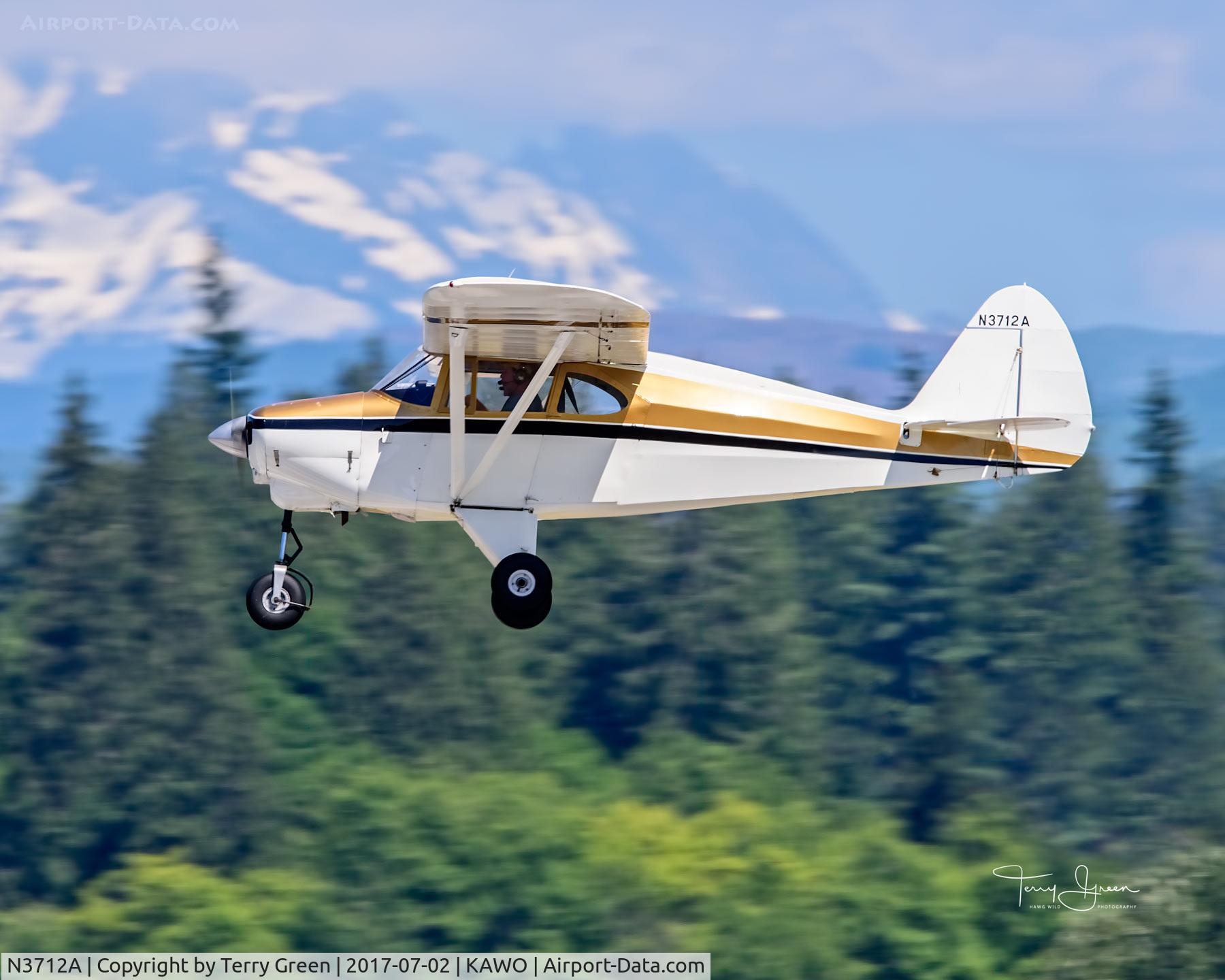 N3712A, 1954 Piper PA-22 C/N 22-1952, KAWO