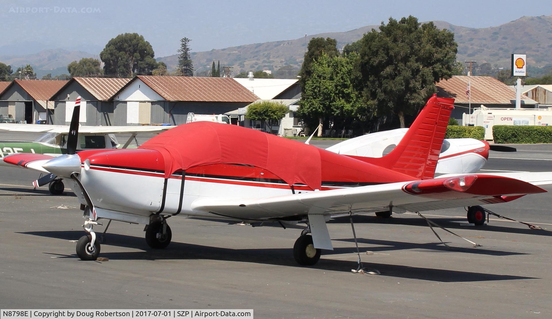 N8798E, 1976 Piper PA-28R-200 Cherokee Arrow II C/N 28R-7635215, 1976 Piper PA-28R-200 ARROW II, Lycoming O&VO-360 200 Hp