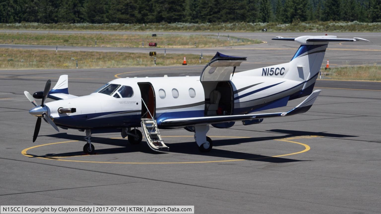 N15CC, 2004 Pilatus PC-12/45 C/N 600, Truckee Airport California. 2017.