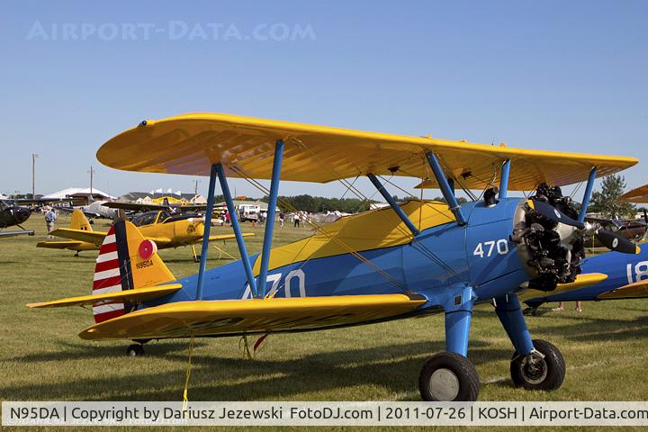N95DA, 1942 Boeing A75N1 C/N 75-1570, Boeing A-75N1 (PT-17) Stearman CN 75-1570, N95DA