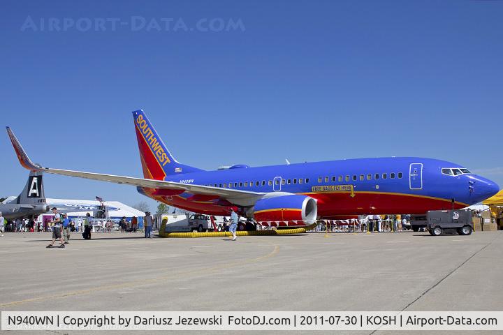 N940WN, 2009 Boeing 737-7H4 C/N 36900, Boeing 737-7H4 CN 36900, N940WN