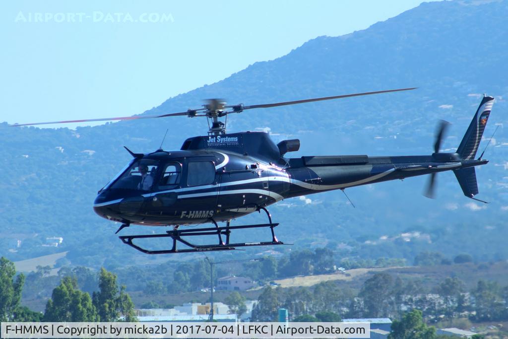 F-HMMS, Eurocopter AS-350B-3 Ecureuil Ecureuil C/N 7630, Landing
