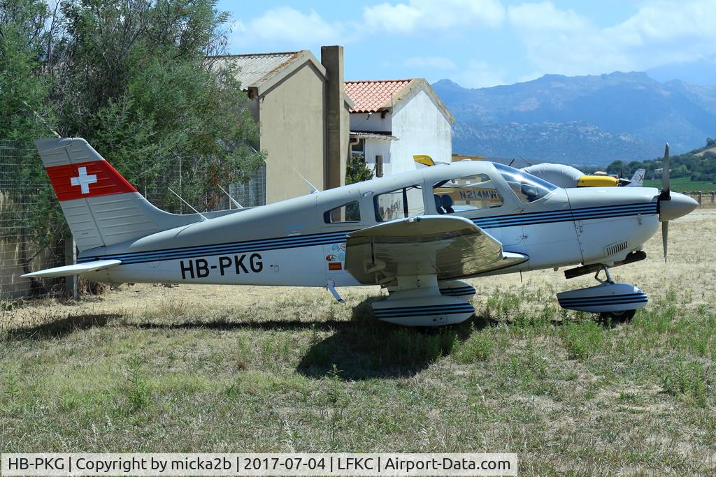 HB-PKG, 1986 Piper PA-28-181 Archer II C/N 2890008, Parked