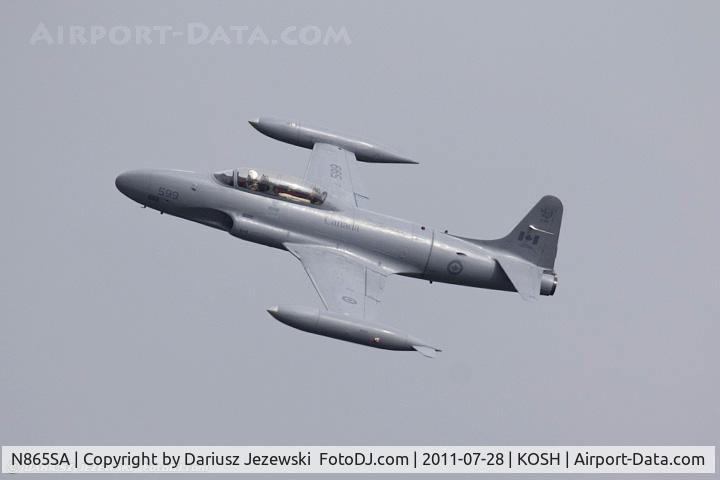 N865SA, 1957 Canadair CT-133 Silver Star 3 C/N T33-599 (133599), Canadair CT-133 Silver Star CN 133599, NX865SA