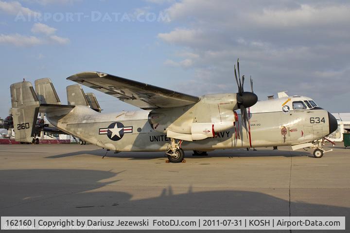 162160, Grumman C-2A Greyhound C/N 40, C-2A Greyhound 162160 634 from VAW-120 Greyhawks NAS Norfolk, VA