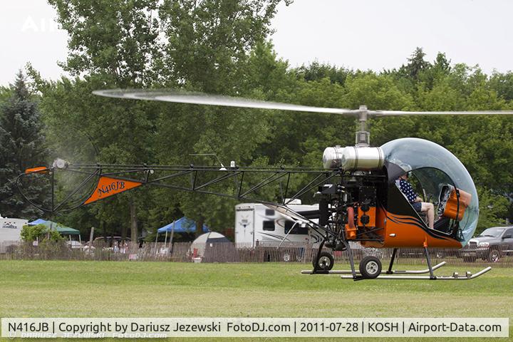 N416JB, Canadian Home Rotors Safari C/N CH2181, Canadian Home Rotors Safari CN CH2181, N416JB