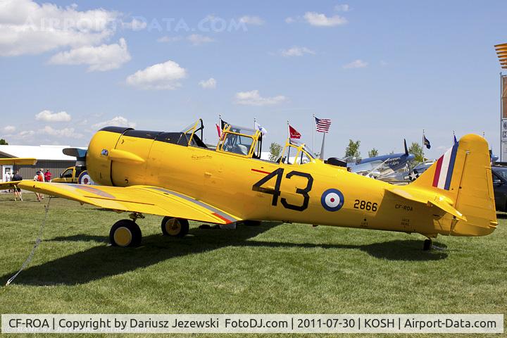 CF-ROA, 1952 Canadian Car & Foundry T-6 Harvard Mk.4 C/N CCF4-242, Canadian Car & Foundry Harvard MK IV CN CCF4-242, CF-ROA