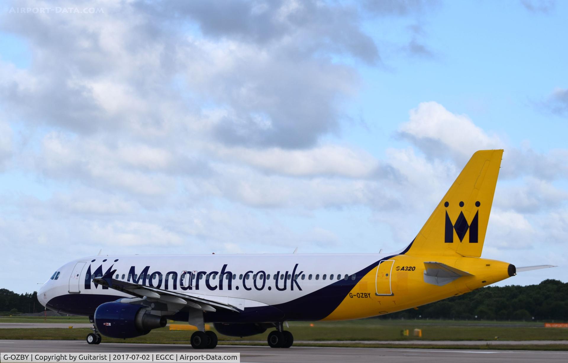G-OZBY, 2000 Airbus A320-214 C/N 1320, At Manchester