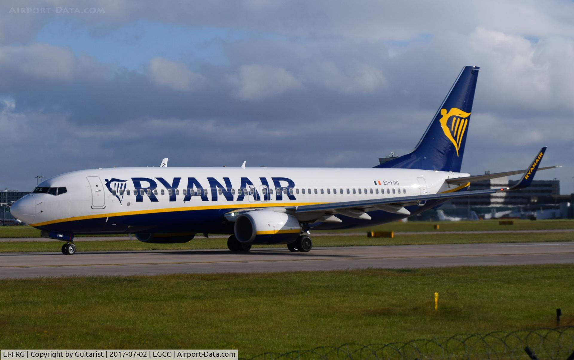 EI-FRG, 2016 Boeing 737-8AS C/N 44737, At Manchester
