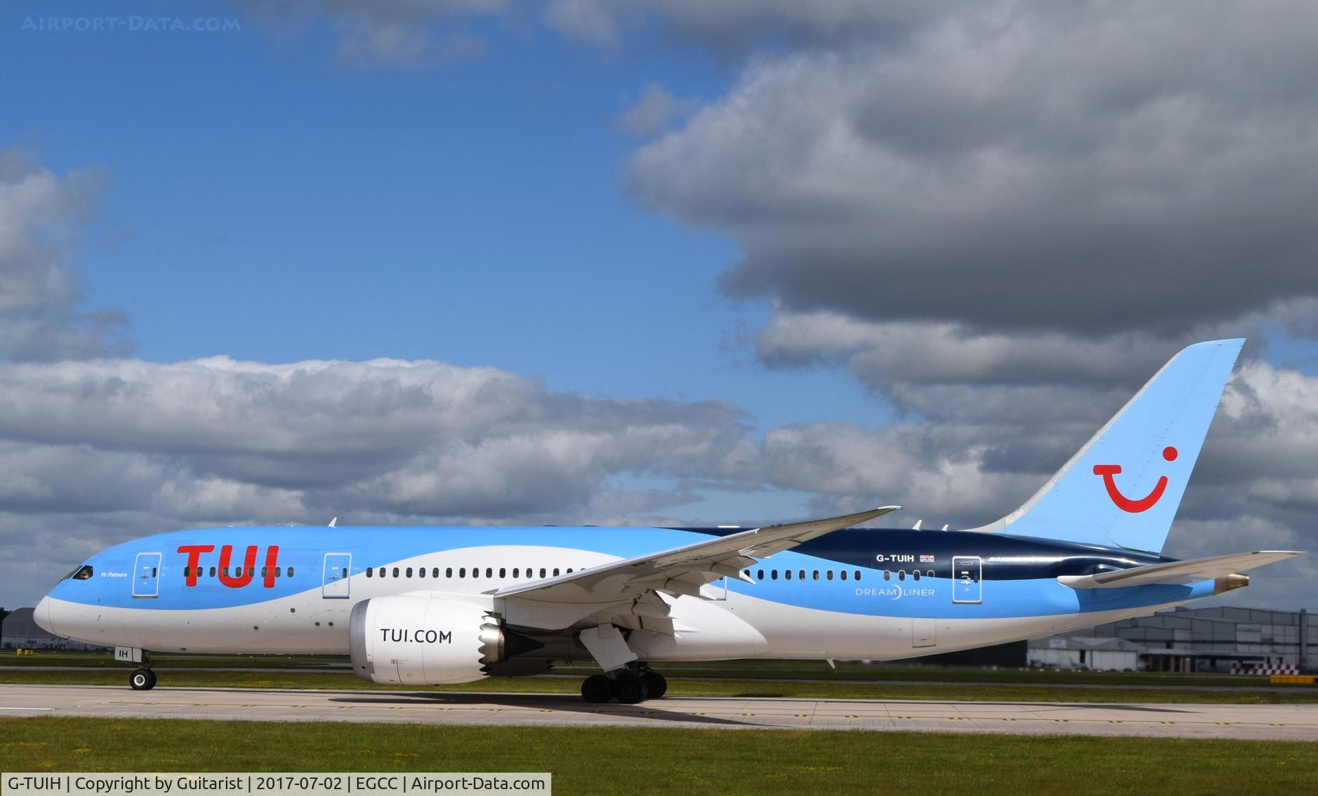 G-TUIH, 2015 Boeing 787-8 Dreamliner C/N 37229, At Manchester