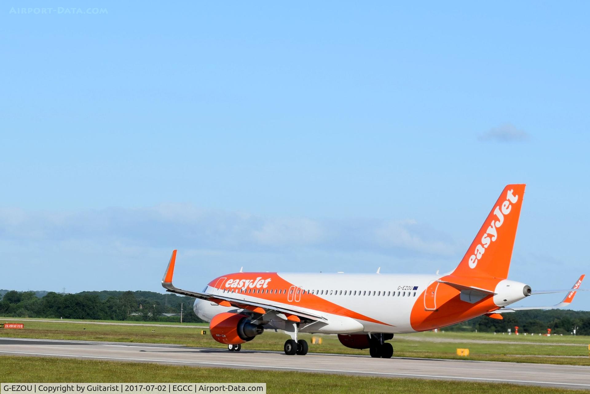 G-EZOU, 2015 Airbus A320-214 C/N 6754, At Manchester