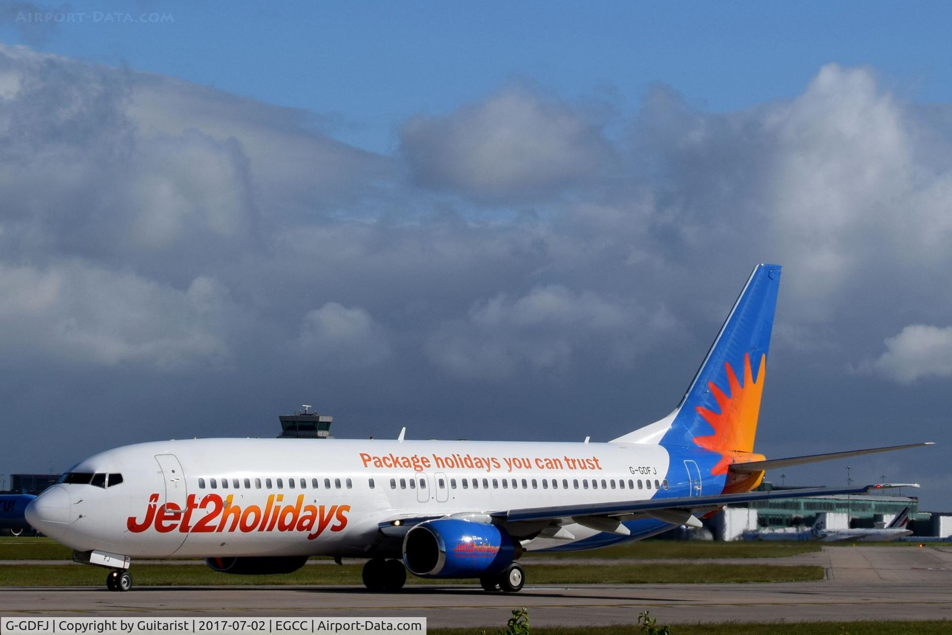 G-GDFJ, 2000 Boeing 737-804 C/N 28229, At Manchester