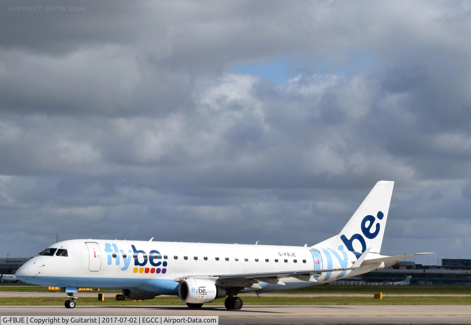 G-FBJE, 2012 Embraer 175STD (ERJ-170-200) C/N 17000336, At Manchester