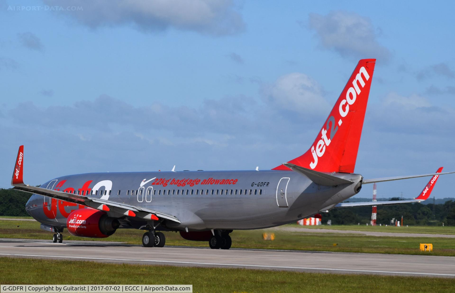 G-GDFR, 2003 Boeing 737-8Z9 C/N 30421, At Manchester