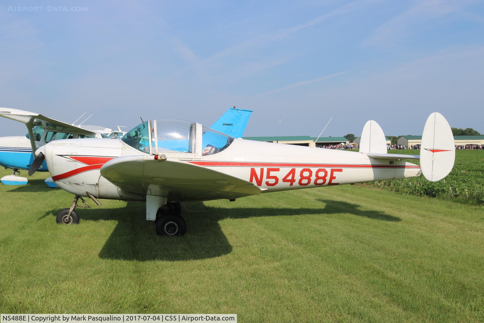 N5488E, 1965 Alon A2 Aircoupe C/N A-22, Alon A2