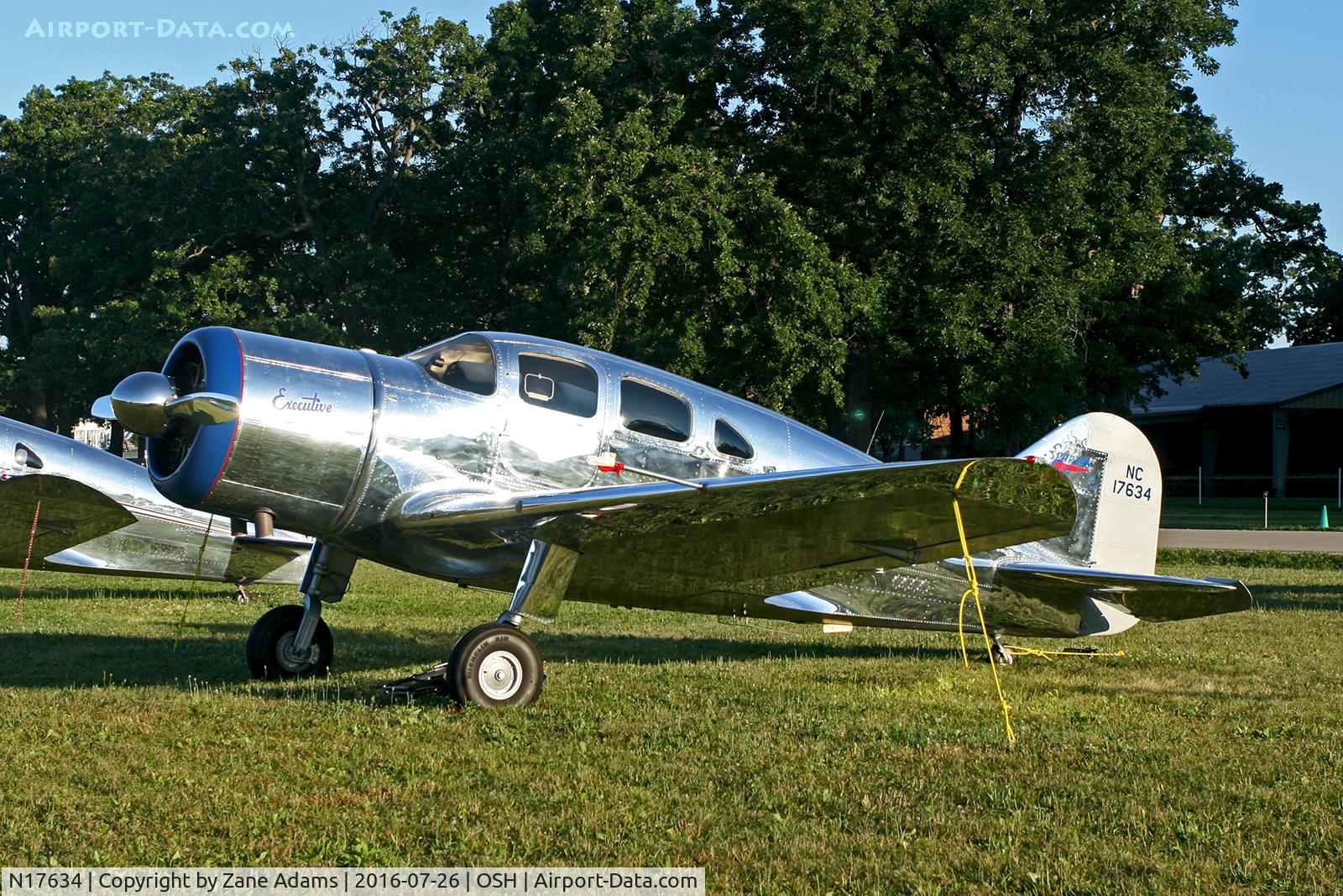 N17634, 1939 Spartan 7W Executive C/N 17, 2016 EAA AirVenture - Oshkosh, Wisconsin