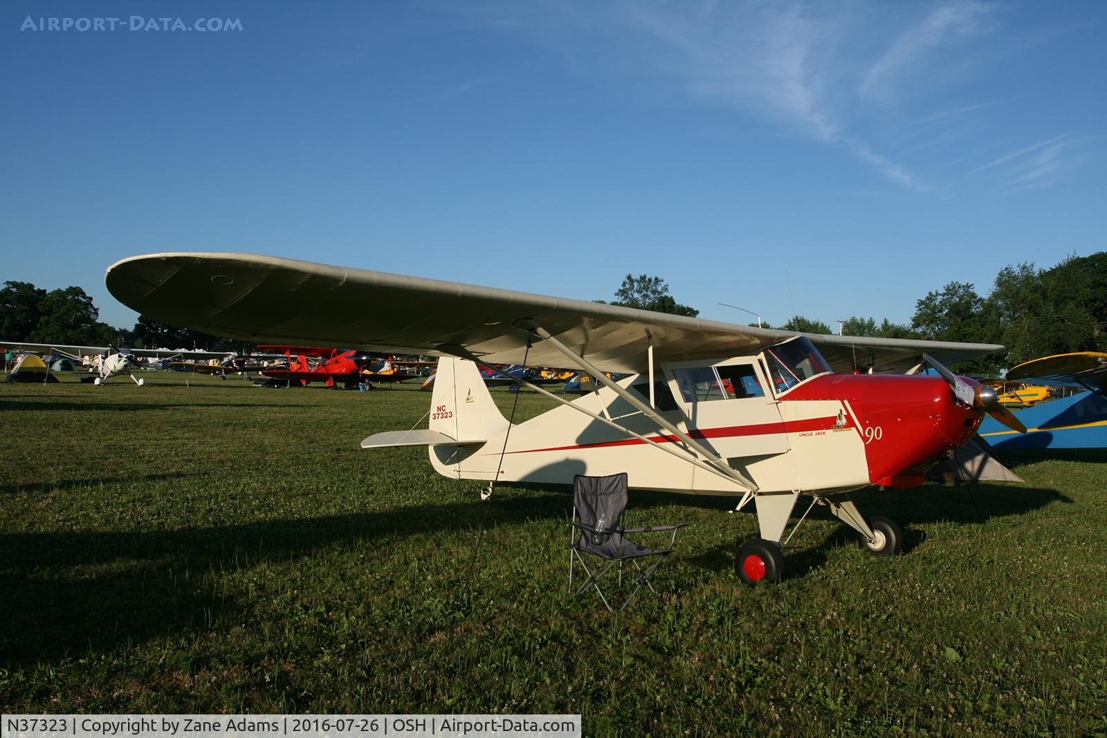 N37323, 1941 Interstate S-1A-65F Cadet C/N 166, 2016 EAA AirVenture - Oshkosh, Wisconsin