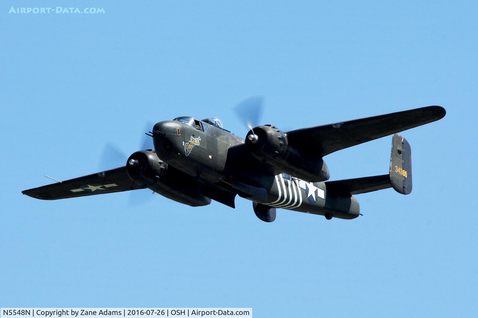 N5548N, 1943 North American B-25H Mitchell C/N 98-21107, 2016 EAA AirVenture - Oshkosh, Wisconsin