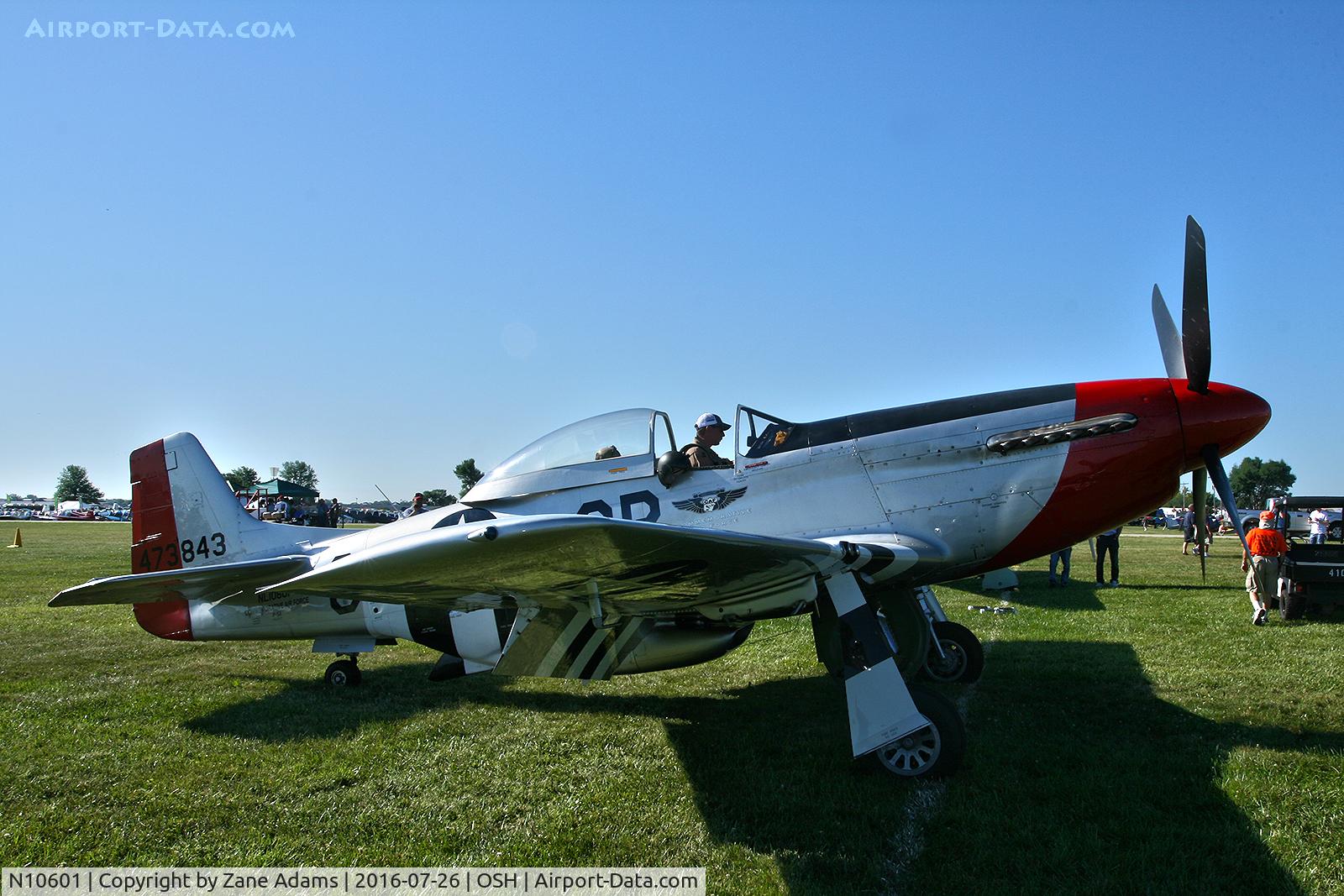 N10601, 1944 North American P-51D Mustang C/N 122-40383, 2016 EAA AirVenture - Oshkosh, Wisconsin