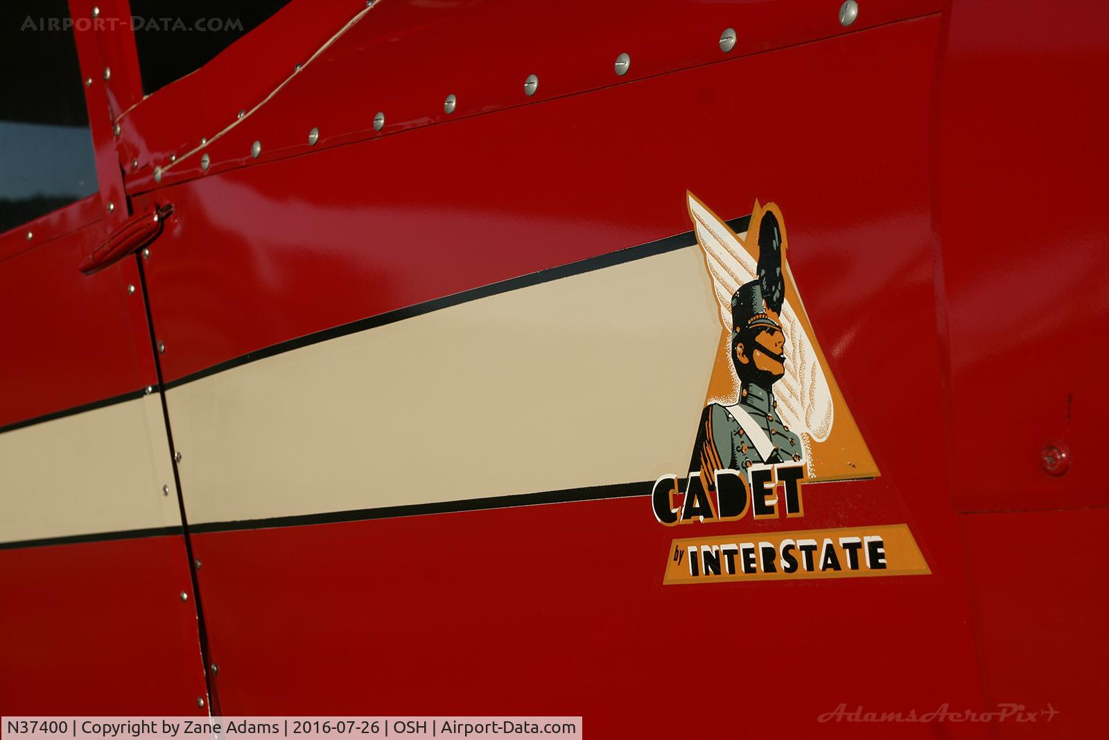 N37400, 1942 Interstate S-1A-65F Cadet C/N 243, 2016 EAA AirVenture - Oshkosh, Wisconsin