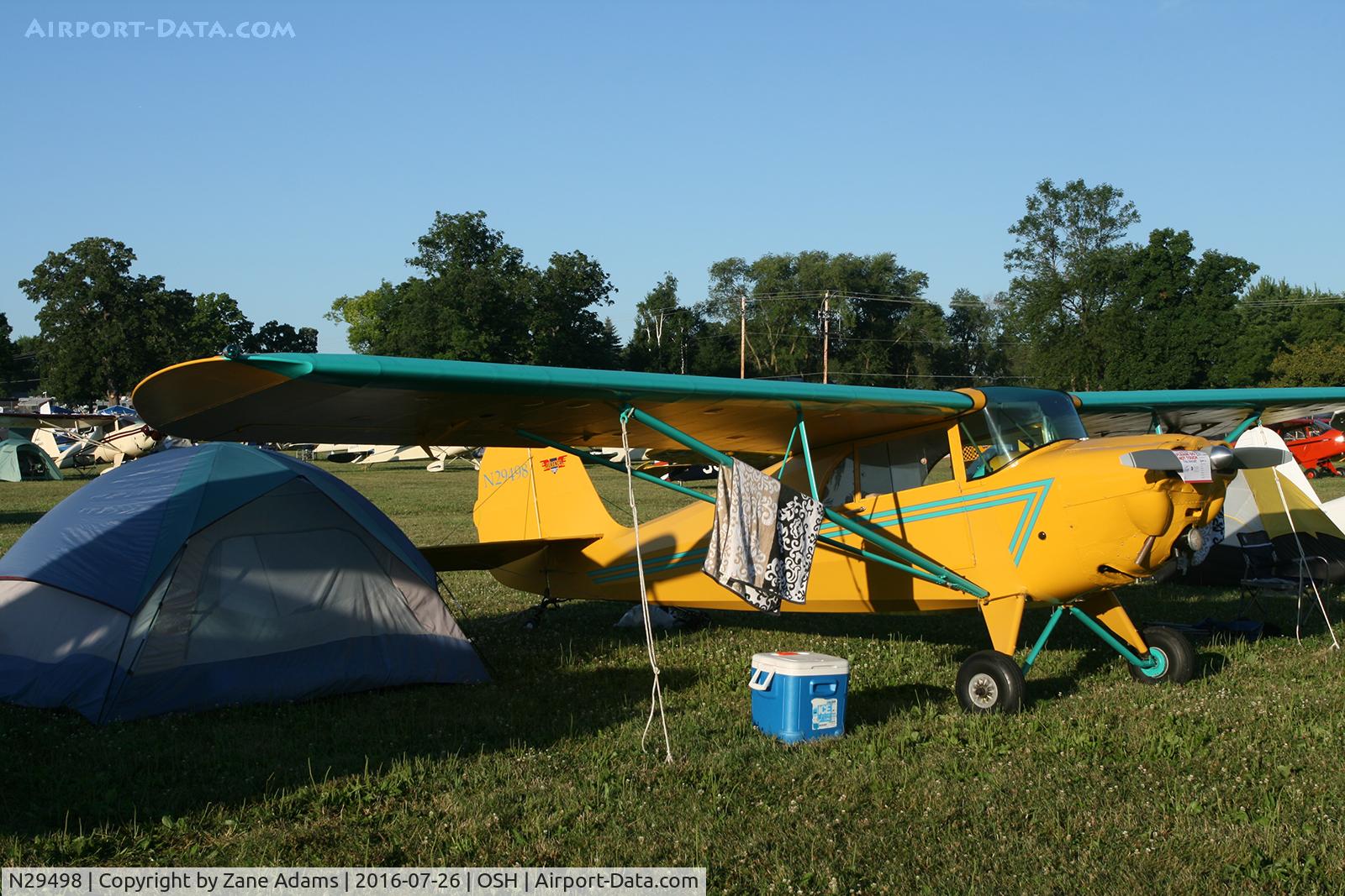 N29498, 1940 Aeronca 65-LB C/N L10390, 2016 EAA AirVenture - Oshkosh, Wisconsin
