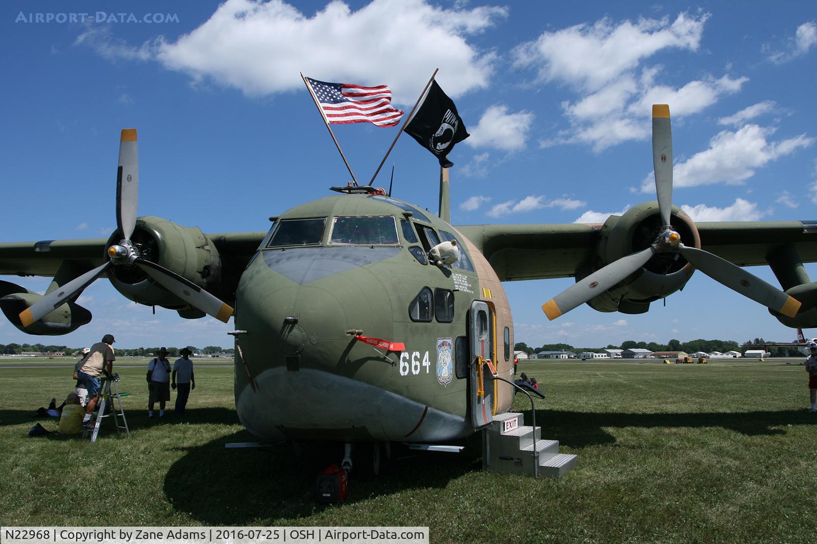 N22968, 1954 Fairchild C-123K Provider C/N 20113, 2016 EAA AirVenture - Oshkosh, Wisconsin