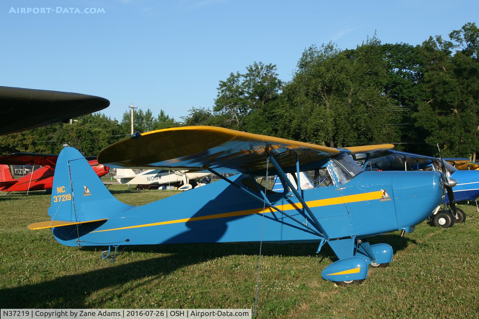 N37219, 1941 Interstate S-1A Cadet C/N 62, 2016 EAA AirVenture - Oshkosh, Wisconsin