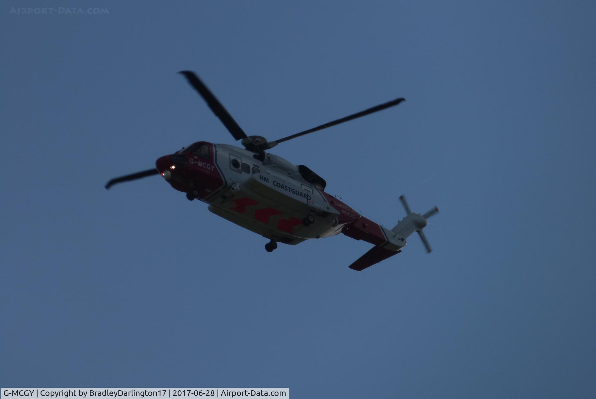G-MCGY, 2014 Sikorsky S-92A C/N 920257, Cornwall NQY to Derriford Hospital