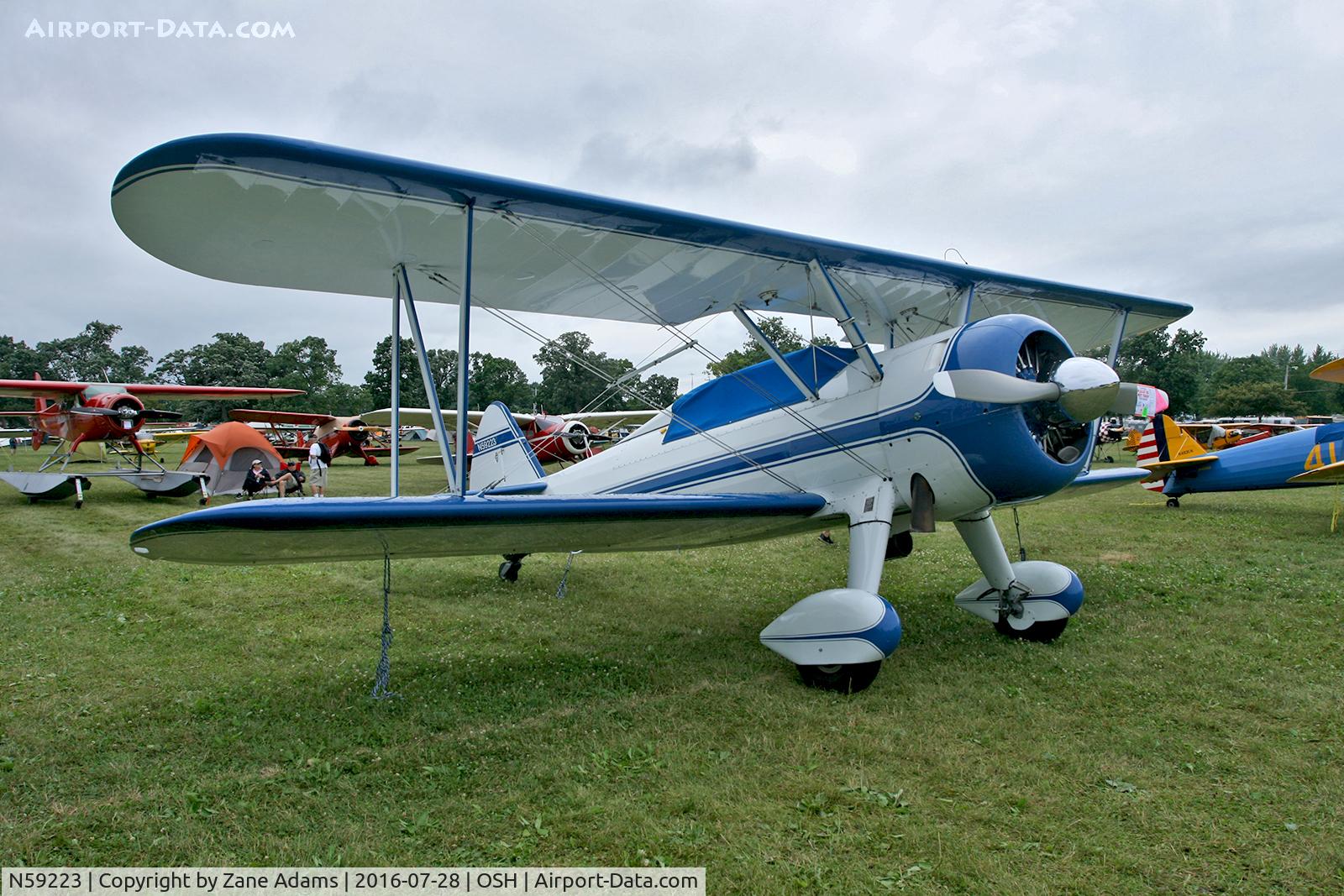 N59223, 1942 Boeing A75N1(PT17) C/N 75-2740, 2016 EAA AirVenture - Oshkosh, Wisconsin