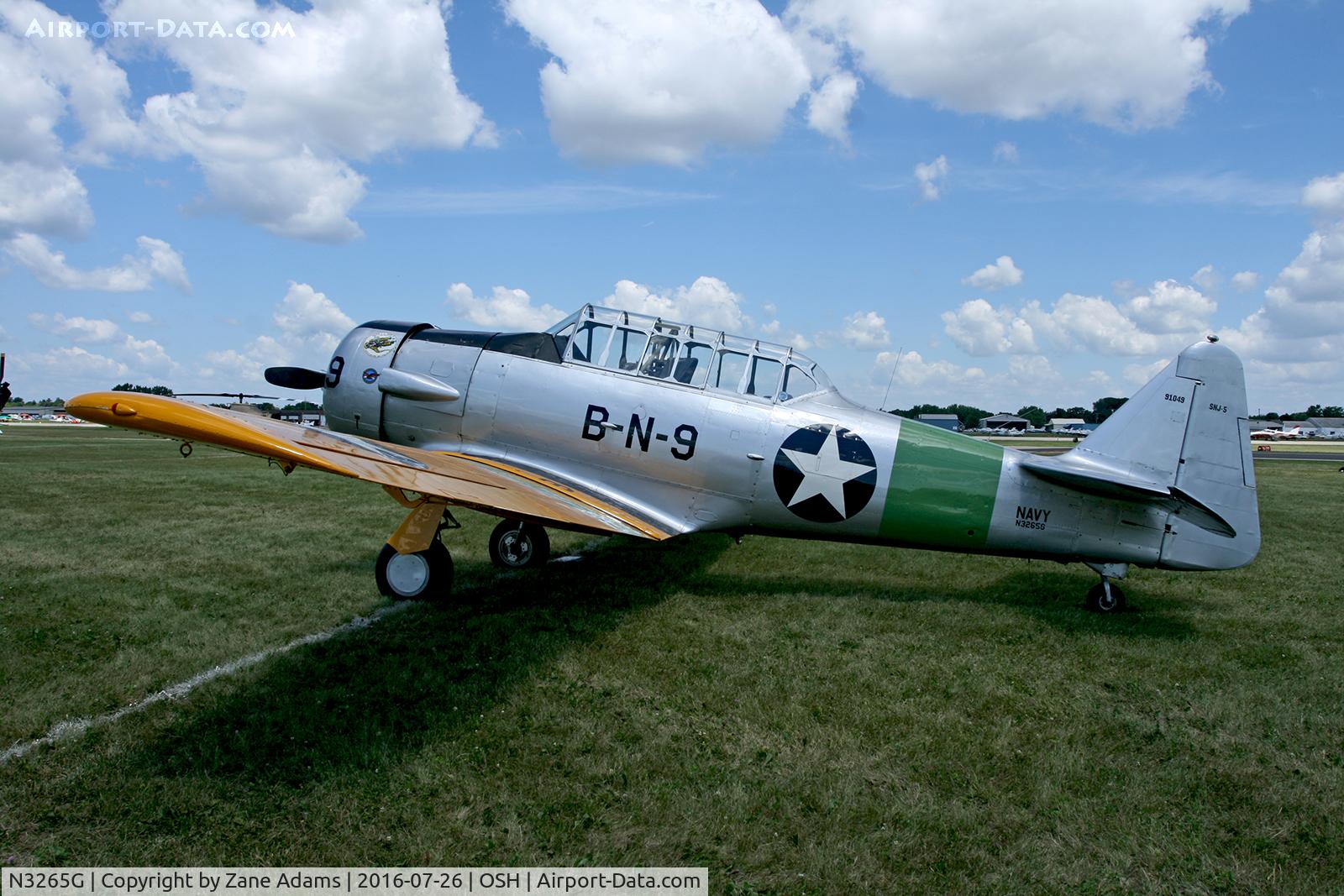N3265G, North American SNJ-5 Texan Texan C/N 91049, 2016 EAA AirVenture - Oshkosh, Wisconsin