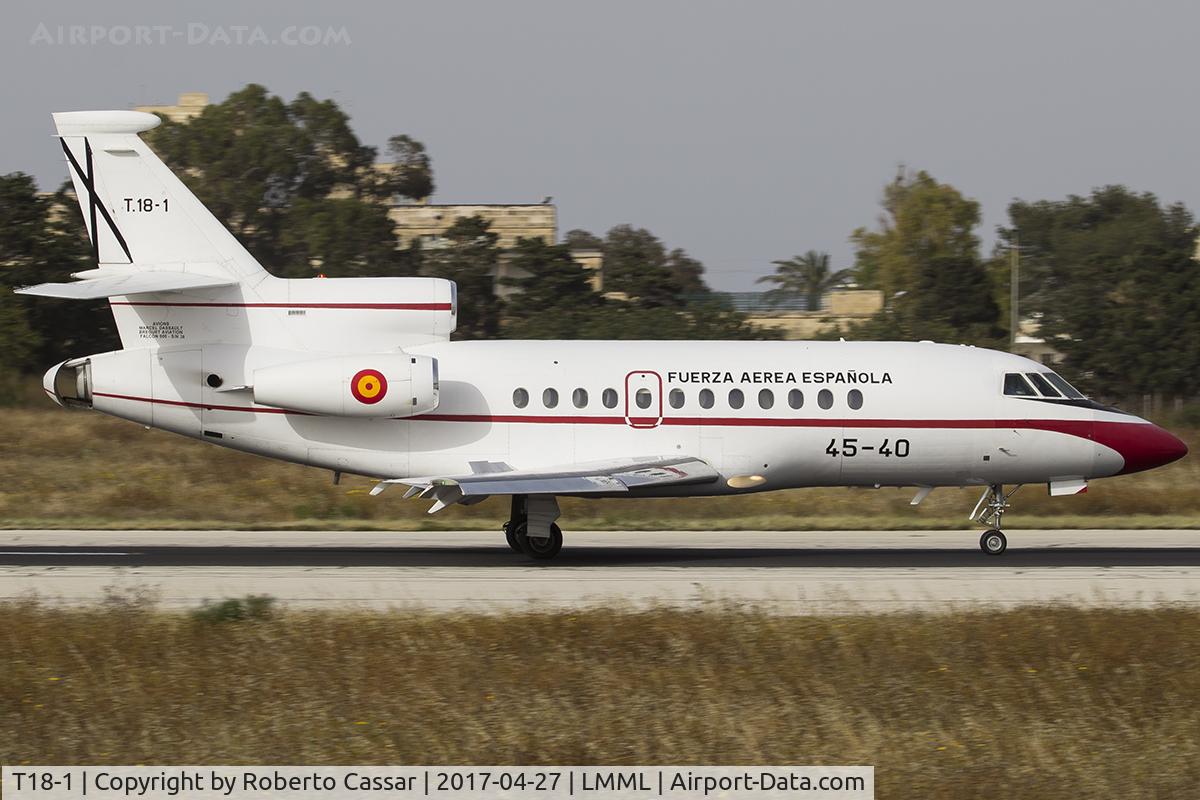 T18-1, 1987 Dassault Falcon 900 C/N 38, Runway 13