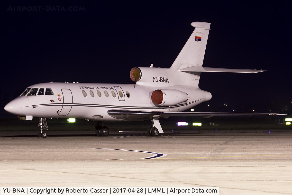YU-BNA, 1981 Dassault Falcon 50 C/N 43, Park 2
