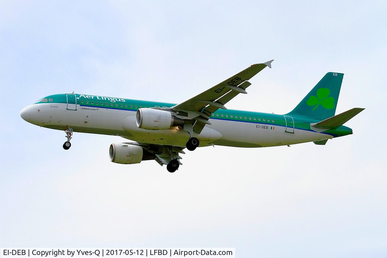 EI-DEB, 2004 Airbus A320-214 C/N 2206, Airbus A320-214, On final rwy 23, Bordeaux-Mérignac airport (LFBD-BOD)