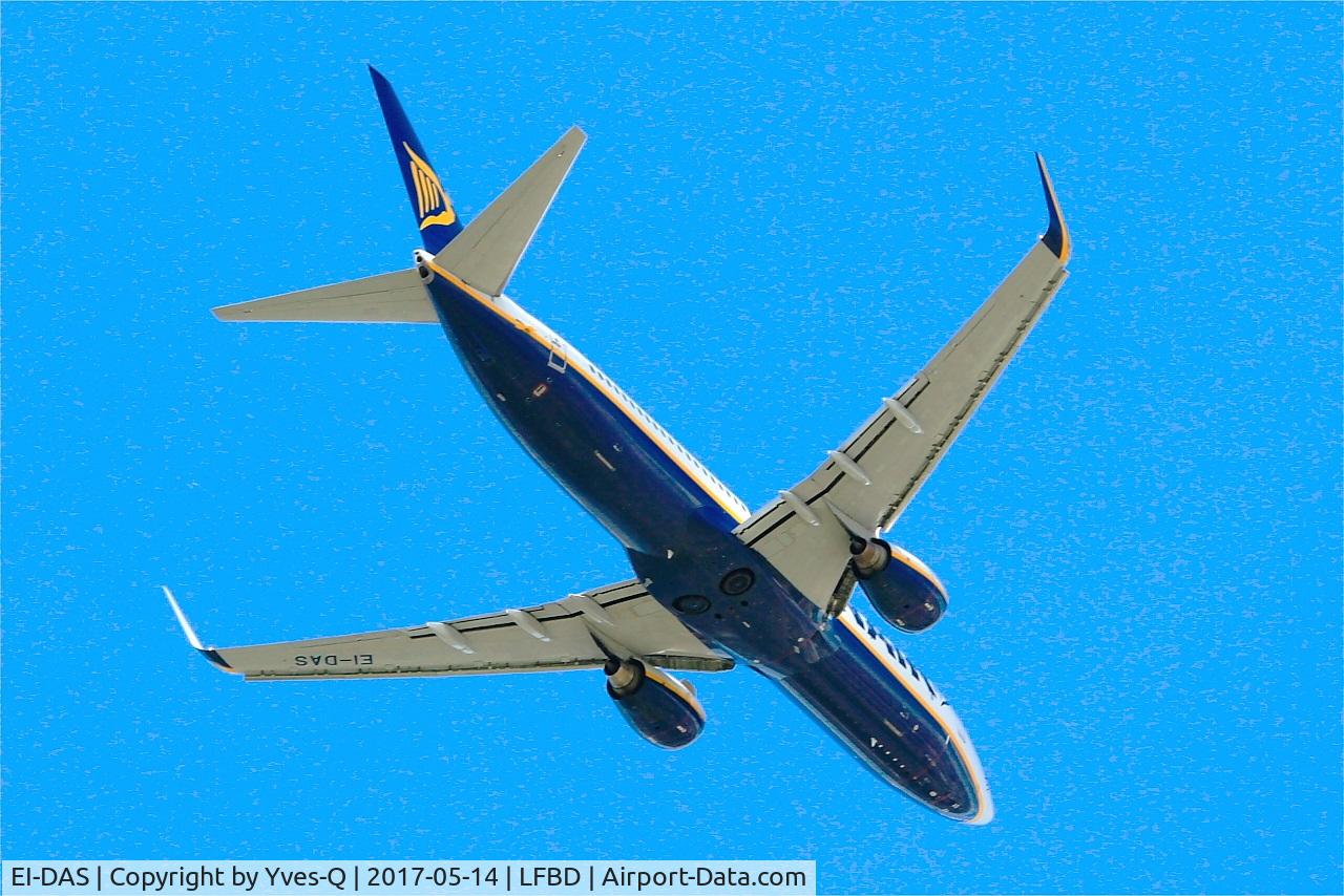 EI-DAS, 2003 Boeing 737-8AS C/N 33553, Boeing 737-8A, Take off rwy 05, Bordeaux-Mérignac airport (LFBD-BOD)