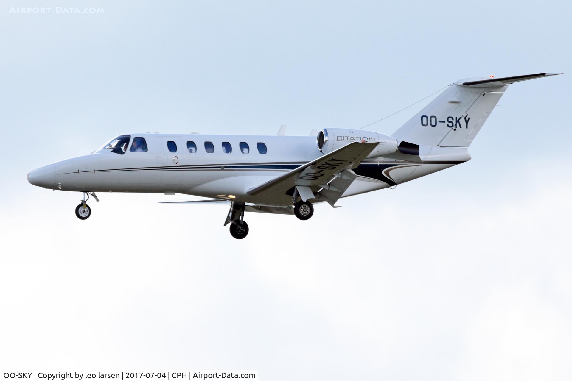 OO-SKY, 2004 Cessna 525A CitationJet CJ2 C/N 525A-0197, Copenhagen 4.7.2017