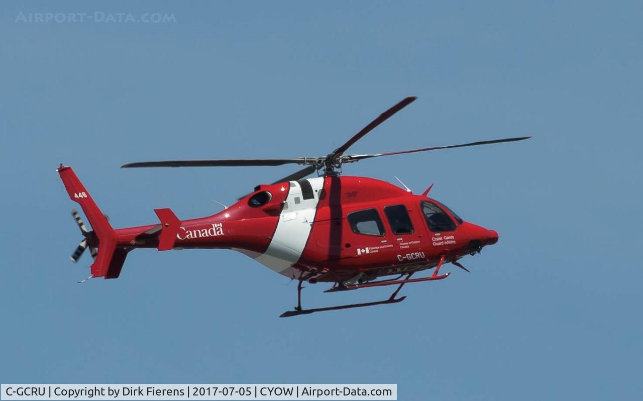 C-GCRU, 2014 Bell 429 GlobalRanger GlobalRanger C/N 57251, Just leaving the D.O.T. Hanger