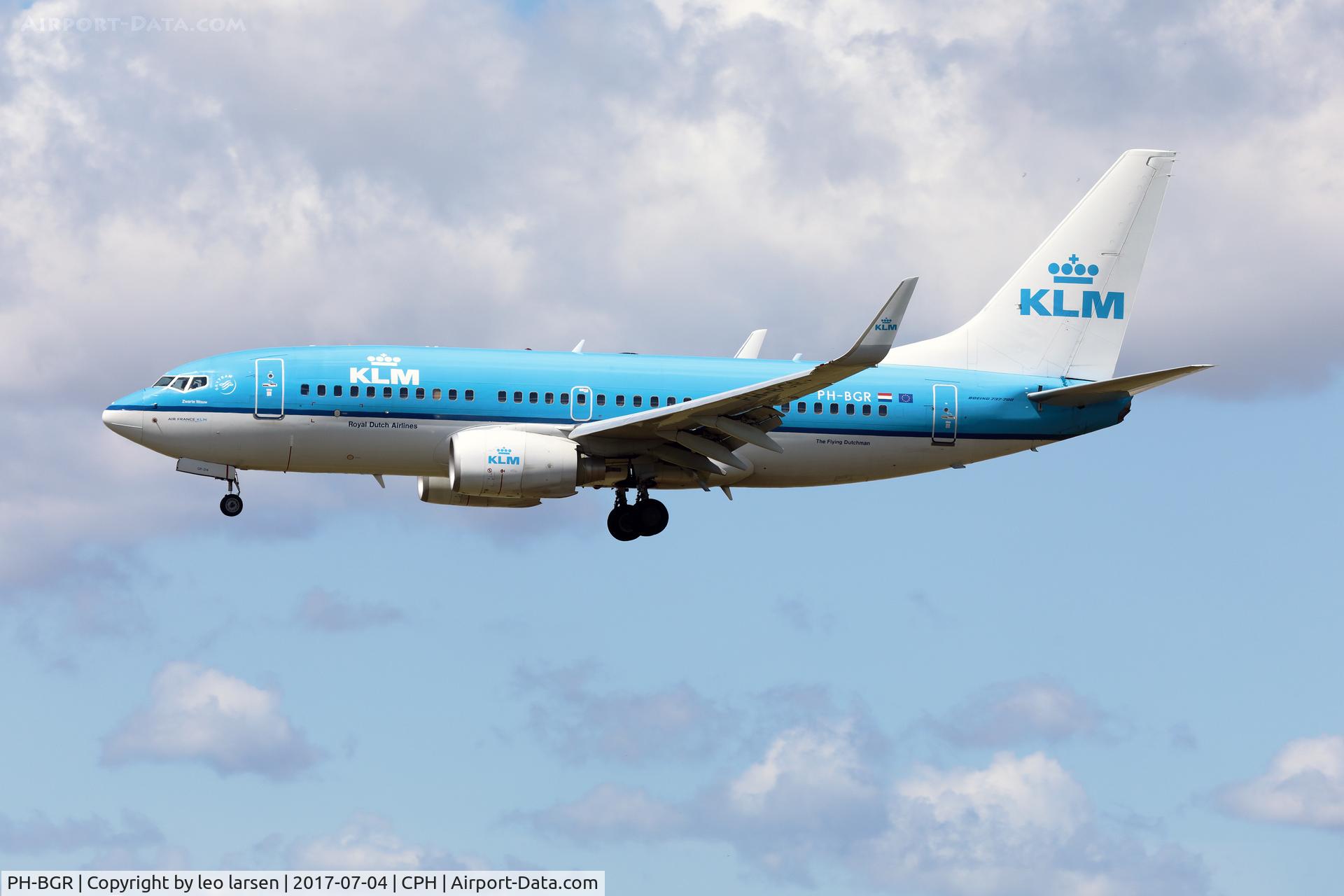 PH-BGR, 2011 Boeing 737-7K2 C/N 39446, Copenhagen 4.7.2017