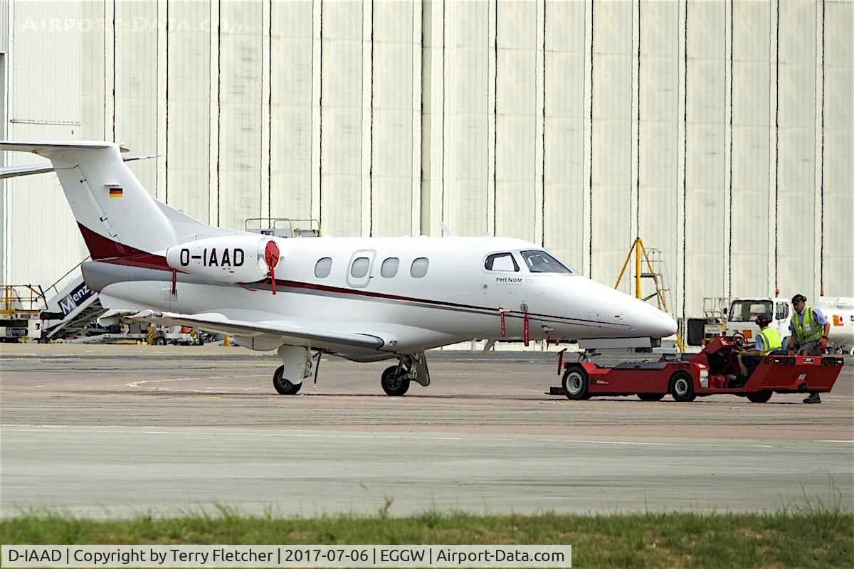 D-IAAD, 2010 Embraer EMB-500 Phenom 100 C/N 50000215, At London- Luton airport