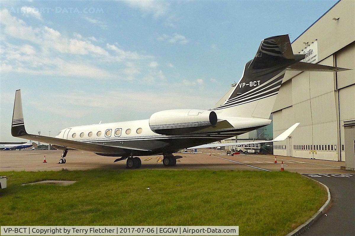 VP-BCT, 2016 Gulfstream Aerospace G650 (G-VI) C/N 6169, At London - Luton